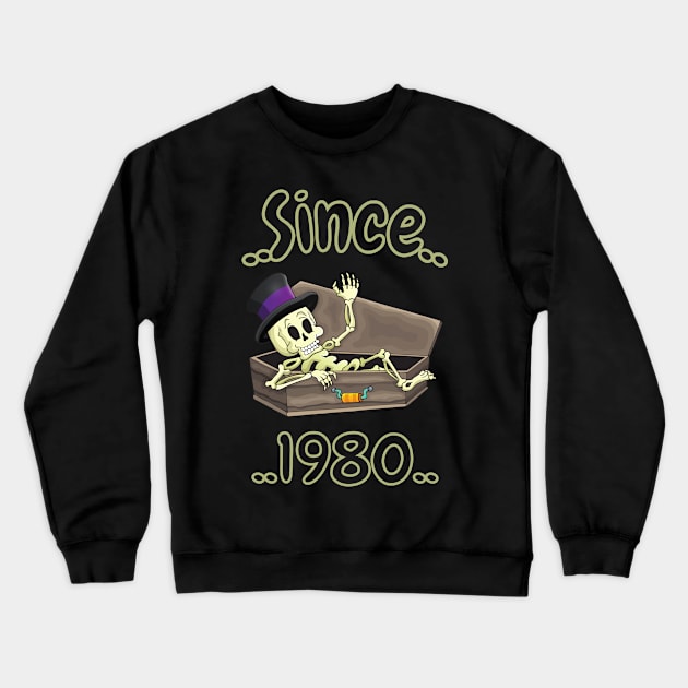 Awesome Since November 1980 shirt styles for your gift Crewneck Sweatshirt by PJ SHIRT STYLES